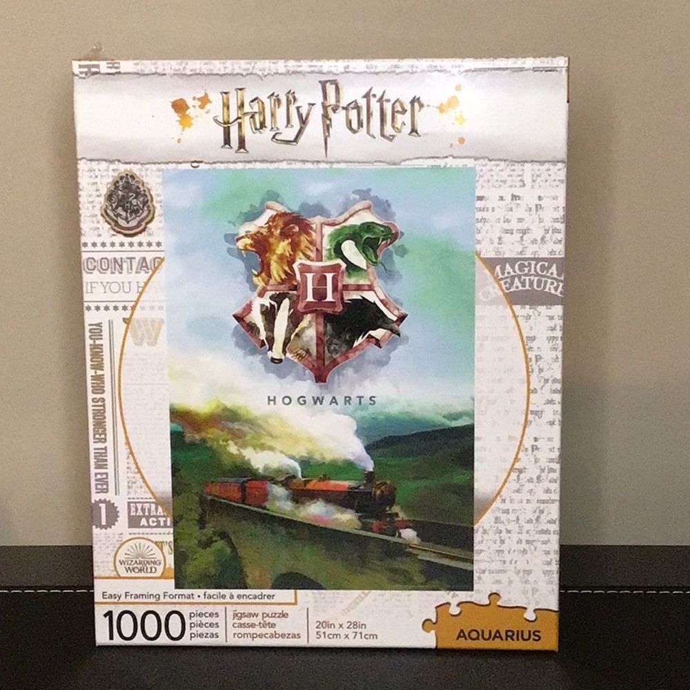Harry Potter Hogwarts AQUARIUS 1000 Piece Jigsaw Puzzle NEW SEALED